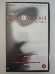 Hollow Man - Kevin Bacon - Elisabeth Shue (PAL VHS) Big Box Ex-rental - Picture 1 of 4