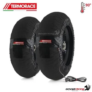Coppia termocoperte moto radiali Termorace Advanced 1XL nere 120-180/200 - Imagen 1 de 5