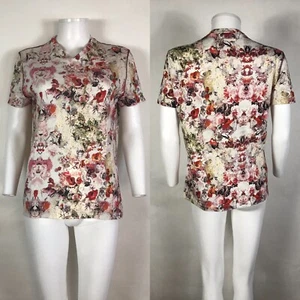 Vtg Jean Paul Gaultier Floral Print T Shirt S - Picture 1 of 8