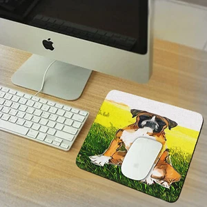 Adorable Boxer Puppy - Rubber Mouse Pad Soft Waterproof for Dog Lovers - Picture 1 of 1
