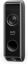 Eufy Video Doorbell Dual Add-on Unit - Black (2K, Battery-Powered)
