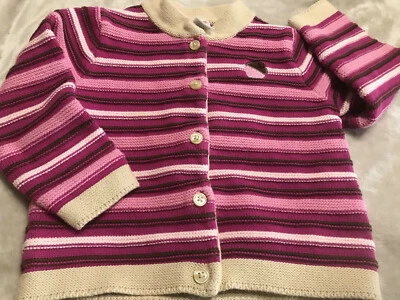  Gymboree Púrpura Cárdigan Suéter 3t 3 Bellota Bonito en Ciruelas Cumpleaños Pascua Foto 1 de 4