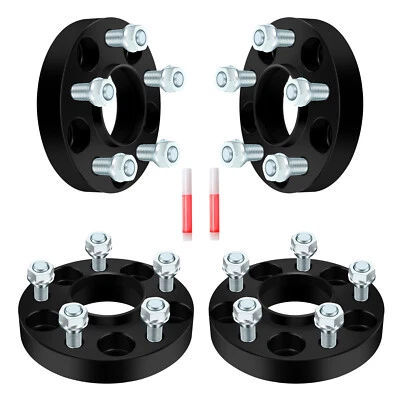 4Pcs 1/2"-20 Hub Centric Wheel Spacers For Ford Mustang Ranger Explorer 1" 5x4.5 - Image 1 of 4