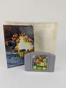 Super Mario 64 (Nintendo 64, 1996) Cartridge & Manual Only | Tested Works - Picture 1 of 5