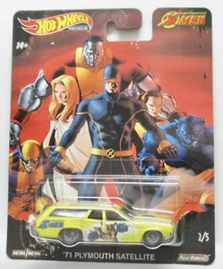 2018 HOT WHEELS POP CULTURE X-MEN ’71 PLYMOUTH SATELLITE YELLOW 2/5 AR2 - Picture 1 of 1