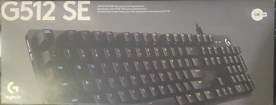 Logitech G512 Special Edition Full RGB Mechanical Gaming Keyboard - Black (Rare) - Image 1 of 4