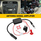 12V Car FM & AM Radio Antenna Signal Amplifier Aerial Signal Booster Plug & play