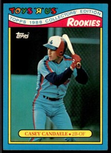 1988 Topps Toys"R"Us Rookies #7 Casey Candaele Near Mint or Better