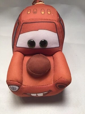 Disney Cars Mater Plush Stuffed Animal Toy Tow Truck Green Glitter Eyes TY 2017 - Image 1 of 4