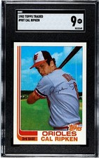 1982 Topps Traded #98T Cal Ripken Baltimore Orioles SGC 9