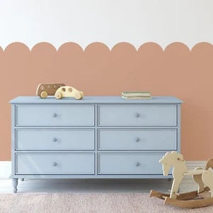 Scallop Border Wall Stencils Kit for Painting Large Pattern on Wall,...  - Picture 1 of 7