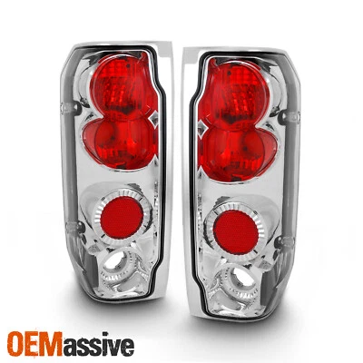 Juego de luces traseras transparentes cromadas para camioneta Ford F-150 F-250 Bronco 89-96 Foto 1 de 4