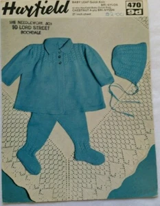Hayfield 470 Babies Lovely Pram Set and Shawl Knitting Pattern - VGC - Picture 1 of 2