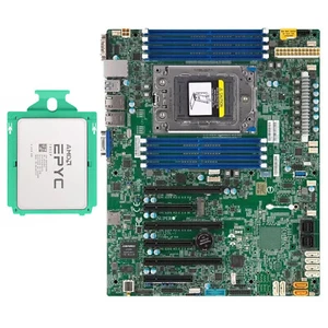 Placa madre Supermicro H11SSL-i DDR4 ATX + CPU AMD EPYC 7402P combinaciones de procesadores - Imagen 1 de 3