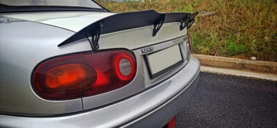 NA Miata MX-5 Street Ducktail Spoiler Duckbill Trunk Wing MK1 aluminio Foto 1 de 4