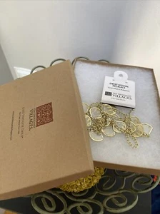 Ten Thousand Villages Street Festival Goldtone Delicate Necklace - NWT - Picture 1 of 5