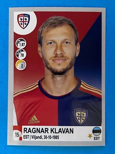 Panini 2020-21 2021 No. 115 Ragnar Klavan Cagliari Footballers Figures
