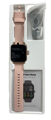 IDW19 Smart Watch 1.8 Inch Color Screen Heart Rate Blood Oxygen Monitor Pink - Image 1 of 4