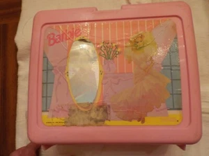 1990 BARBIE LUNCH BOX WITH THERMOS - Picture 1 of 4