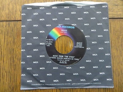 Marvin Hamlisch – Music From The Sting: The Entertainer / Solace - 1974 7" 45 - Image 1 of 4