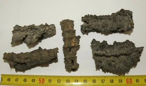 Packung 5 Fulgurites (Meteorit Tektit - 019) - Picture 1 of 2