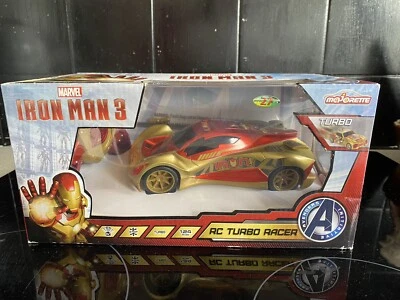 MARVEL MAJORETTE RC AUTO TURBO RACER IRON MAN 3 NUOVA Rare - Image 1 of 2