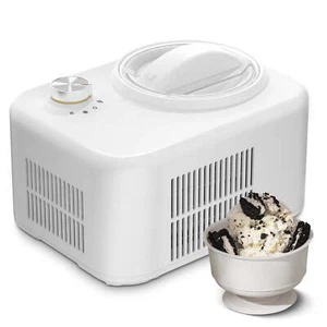 0.85QT Ice Cream Maker with Compressor, Electric Automatic Machine,Cool Function - Picture 1 of 7