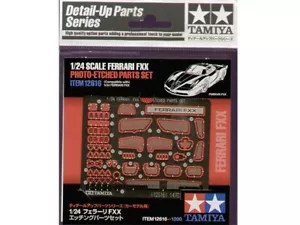 TAMIYA CAR ACCESSORIES 1:24 PHOTOENGRAVINGS FERRARI FXX PHOTO- ETCHED PARTS 12616 - Picture 1 of 1