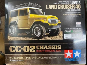 TAMIYA 1/10 RC No.715 4WD TOYOTA LAND CRUISER 40 CC-02CHASSIS Assembly Kit 58715 - Picture 1 of 6