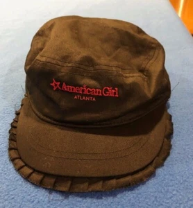 American Girl Atlanta Store Ruffle Black Baseball Cap for a Human Kid - Picture 1 of 8