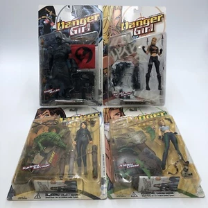 Juego de figuras de acción McFarlane Toys Danger Girl Campbell 4 de nuevas 1999 completas - Imagen 1 de 24
