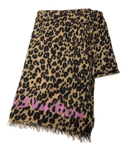 LOUIS VUITTON Leopard Stole/Etole Leopard M72215 #429 - Picture 1 of 9