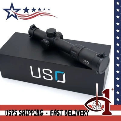 USO U.S. Mira para rifle Optics TS-6X 1-6x24 FFP punto rojo iluminado tubo de 30 mm Foto 1 de 4