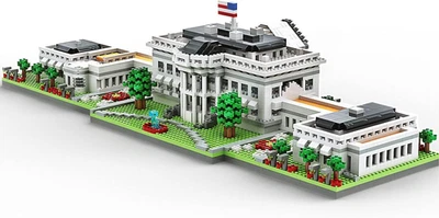 Micro Mini Blocks White House Famous Landmark Model Set,(3000Pieces) -Building a - Image 1 of 4