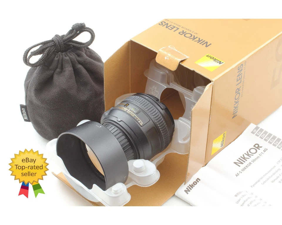 [ Unused in BOX ] Nikon AF-S NIKKOR 50mm f/1.4 G Standard Prime Lens From JAPAN - Image 1 of 4