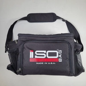 Aislador ISO Fitness Aislado Preparación de Comidas Negro/Rojo con Correa y 4 Áreas de Almacenamiento - Imagen 1 de 6