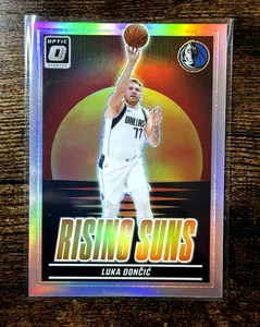 LUKA DONCIC 2024-25 DONRUSS OPTIC RISING SUNS HOLO PRIZM MAVERICKS - Picture 1 of 2