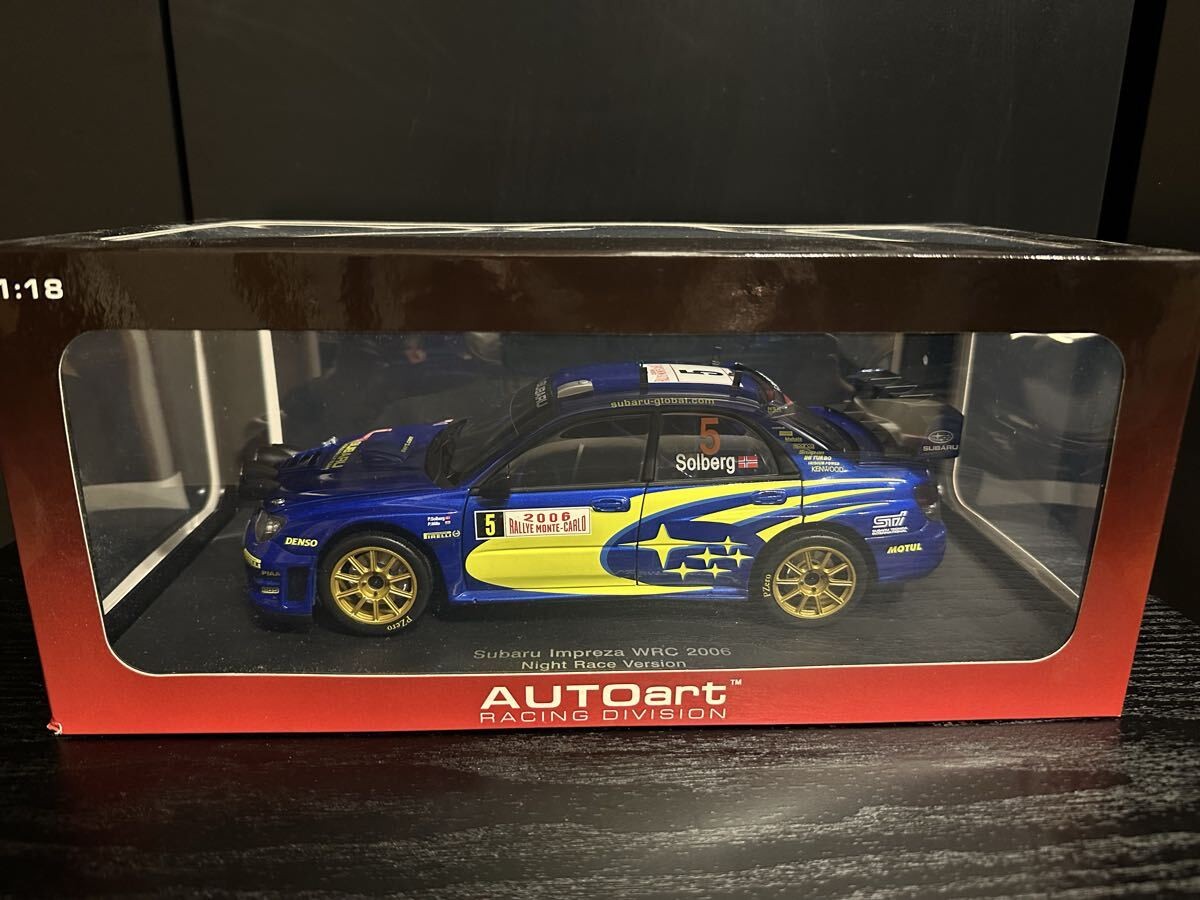 ミニカー AUTOart New Age Impreza WRC 1/18 1/18 AUTOart SUbaru Impreza New Age Impreza WRC Blue w/ Box