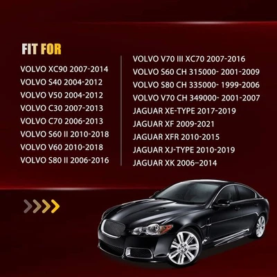 Pair LED Mirror Under Puddle Light White Lamp For XC90 2007-2014 Volvo Jaguar XK - Image 1 of 4