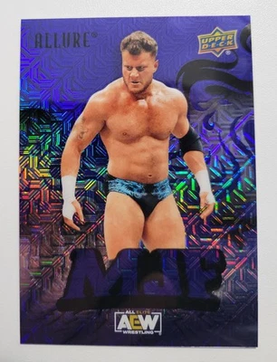MJF 2024 Upper Deck AEW Allure BLACK AND BLUE /35 - Image 1 of 4