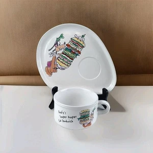 DISNEY Goofy's Sooper Dooper Sub Sandwich, Soup & Sandwich Set/Snack Tray & Mug - Picture 1 of 10