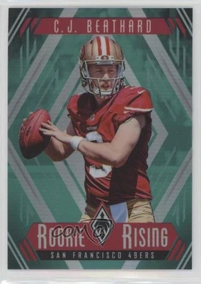 2017 Panini Phoenix Rookie Rising Green /10 CJ Beathard #RR-17 RC - Image 1 of 2