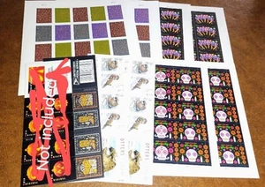 9 Sheets - Forever Stamps 2 -Thank You Otters Skulls Celebrate and 1-western - Picture 1 of 6