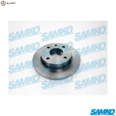 2x BRAKE DISC F1281P FOR FORD ESCORT/Mk/VI FIESTA/III/Hatchback/Van COURIER 1.4L - Image 1 of 4