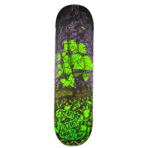Creature Vikings of Hesh Law 8.5" tabla de skate rara coleccionable - Imagen 1 de 1