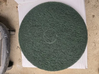 Robert Scott 5x Green Floor Scrubber Scrubber Pad Size 17' Buffer - Image 1 of 3