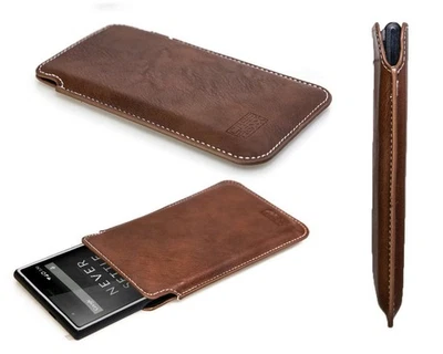 caseroxx Business-Line Case for OnePlus One in brown made of faux leather - Image 1 of 4