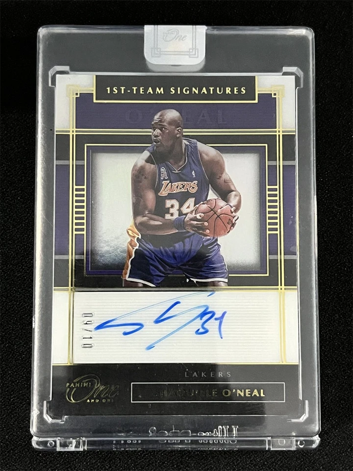 2019-20 Panini One And One Shaquille O'Neal First Team Signatures Auto Gold /10 - Image 1 of 3
