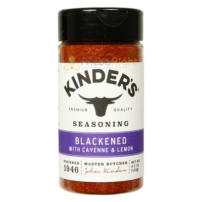 Kinder's Blackened with Cayenne & Lemon Grilling Seasoning Gluten Free 4.2 Ounce - Image 1 of 4