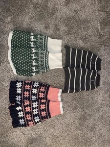 3 Sets Of Matching Dog Sweaters - Christmas, Striped And Spring For Small Dogs - Picture 1 of 4